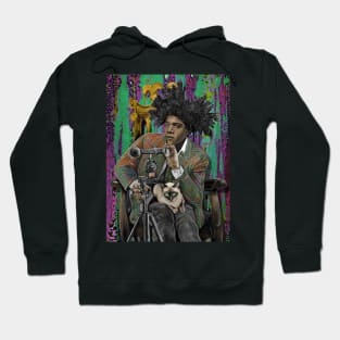 Basquiat and his Siamese Friend Hoodie